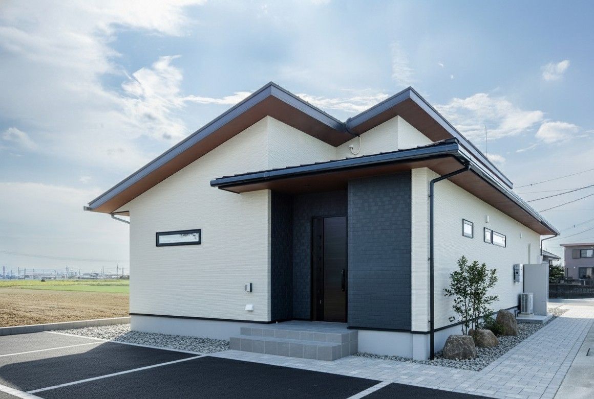 25帖の広々LDKのある平屋